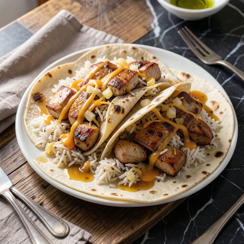 Chicken and Rice Burrito Recipe: Cheesy Southwestern Stuffed Wraps