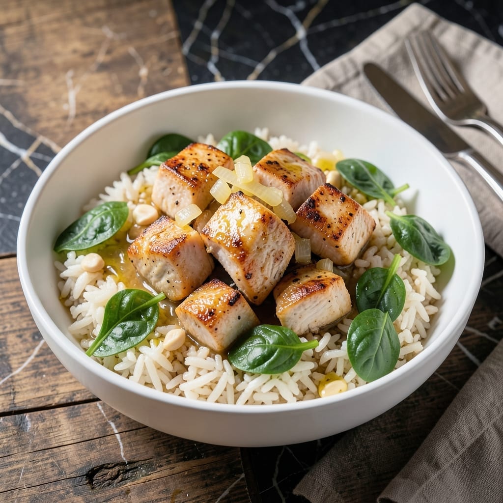 Chicken Rice Spinach Crock Pot Recipe: Hands-Off Meal with Fresh Greens