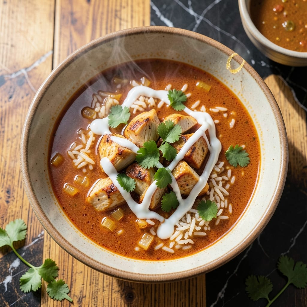 Curried Chicken and Rice Soup Recipe: Thai-Inspired Coconut Broth