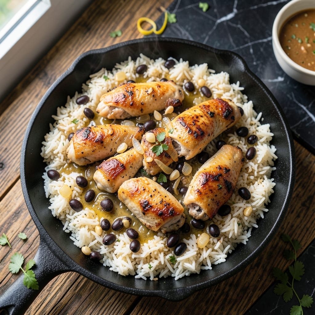 Chicken Rice and Bean Casserole Recipe: Hearty One-Pan Family Meal