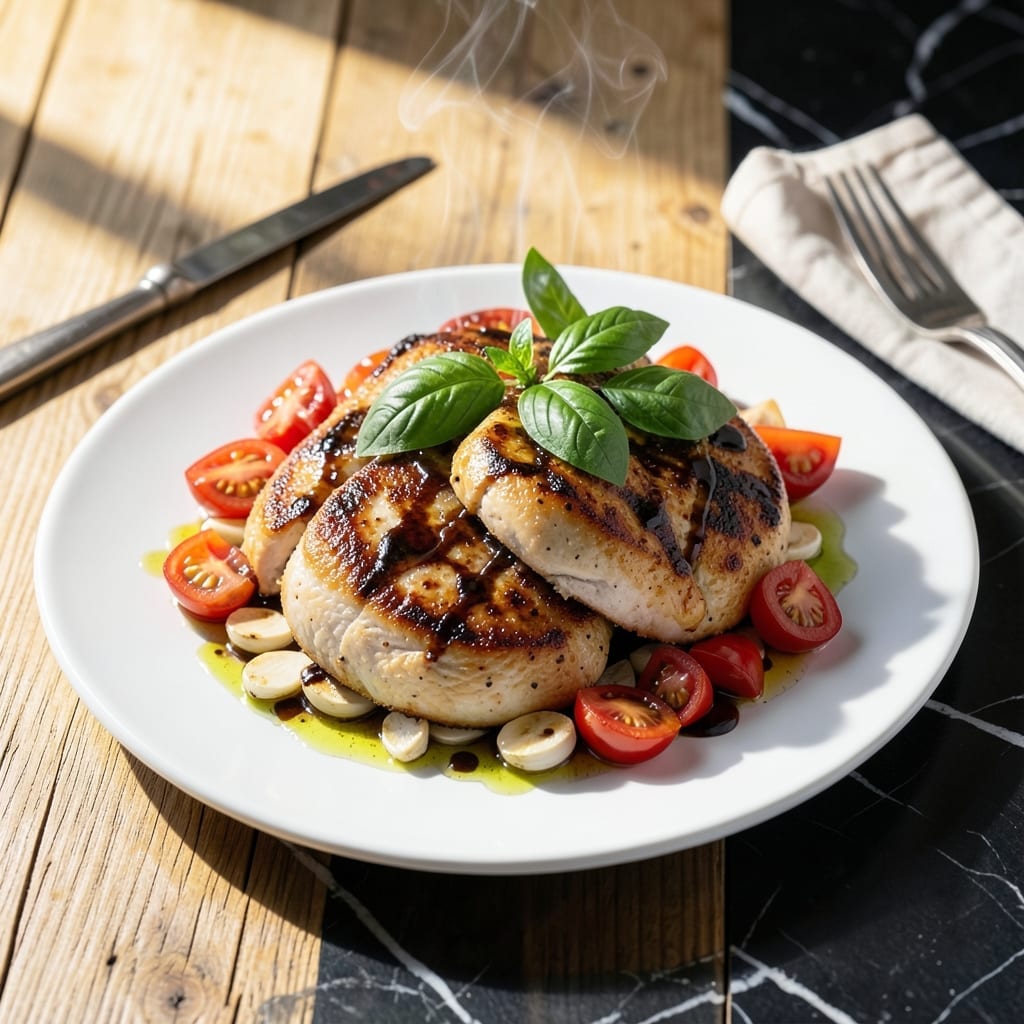 Bruschetta Chicken Recipe: Tomato-Basil Topping on Juicy Breast