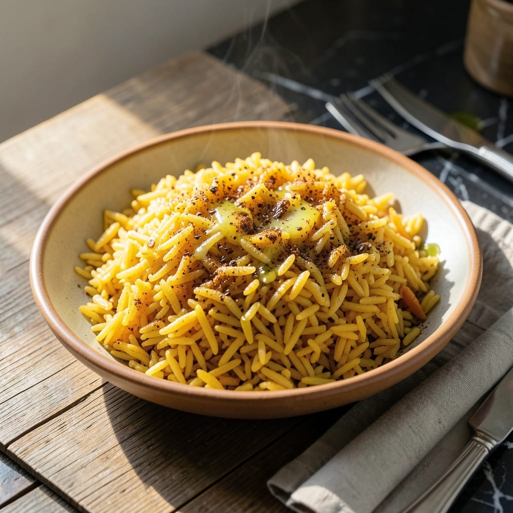 Flavorful Yellow Rice Recipe: Turmeric-Infused Golden Grains