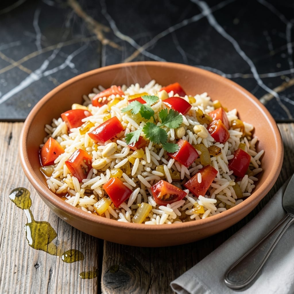 Healthy Spanish Rice Recipe: Smoked Paprika and Garlic Infused Grains