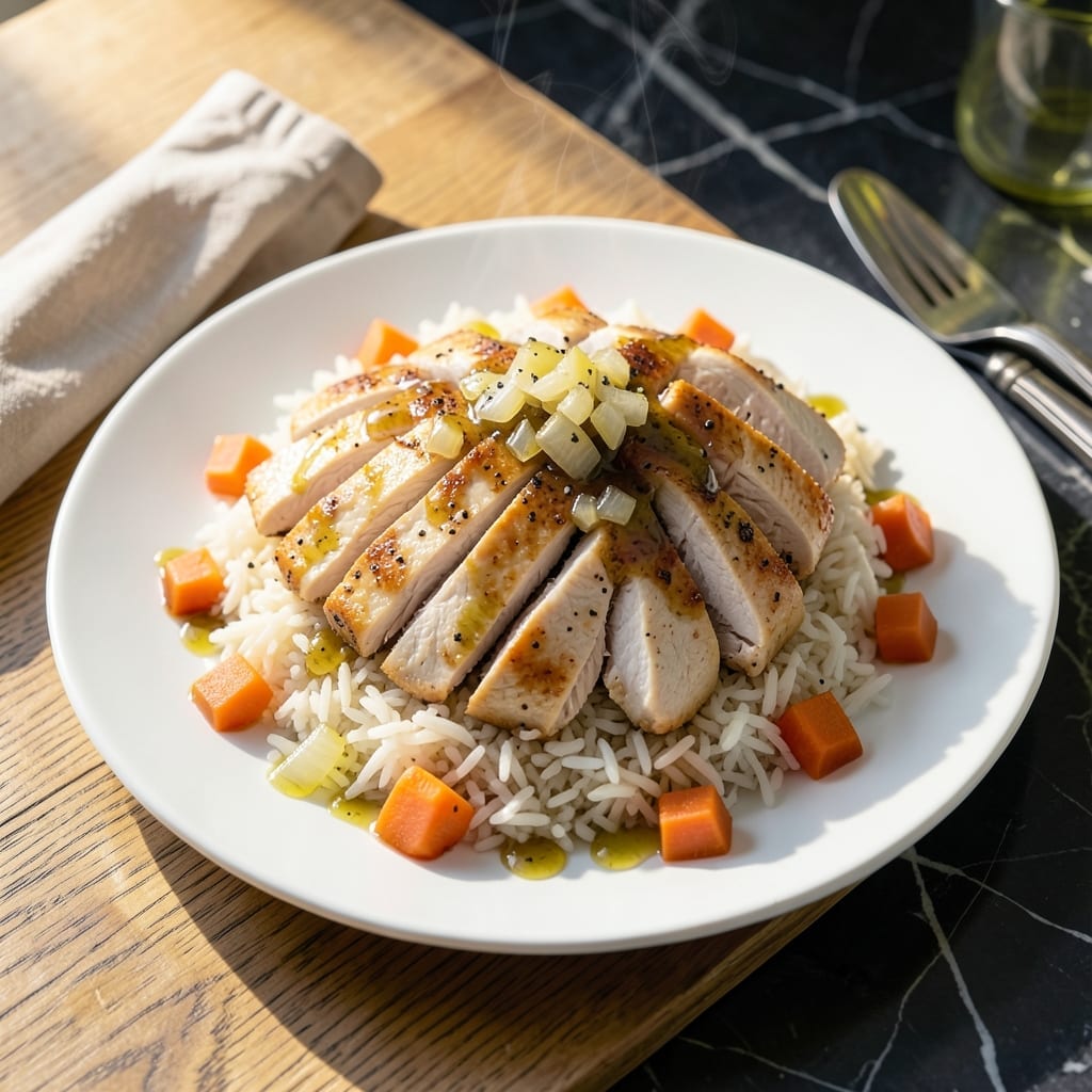 Chicken Rice Recipe Low Calorie: Fluffy Grains With Lean Protein