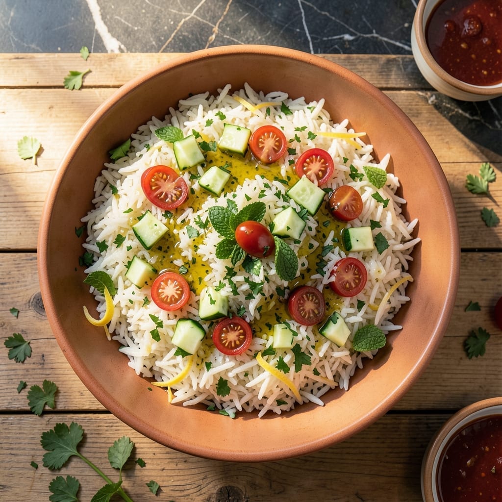 Middle Eastern Rice Salad Recipe: Bright Citrus and Herb-Inspired Pilaf Middle Eastern Rice Salad Recipe: Bright Citrus and Herb-Inspired Pilaf