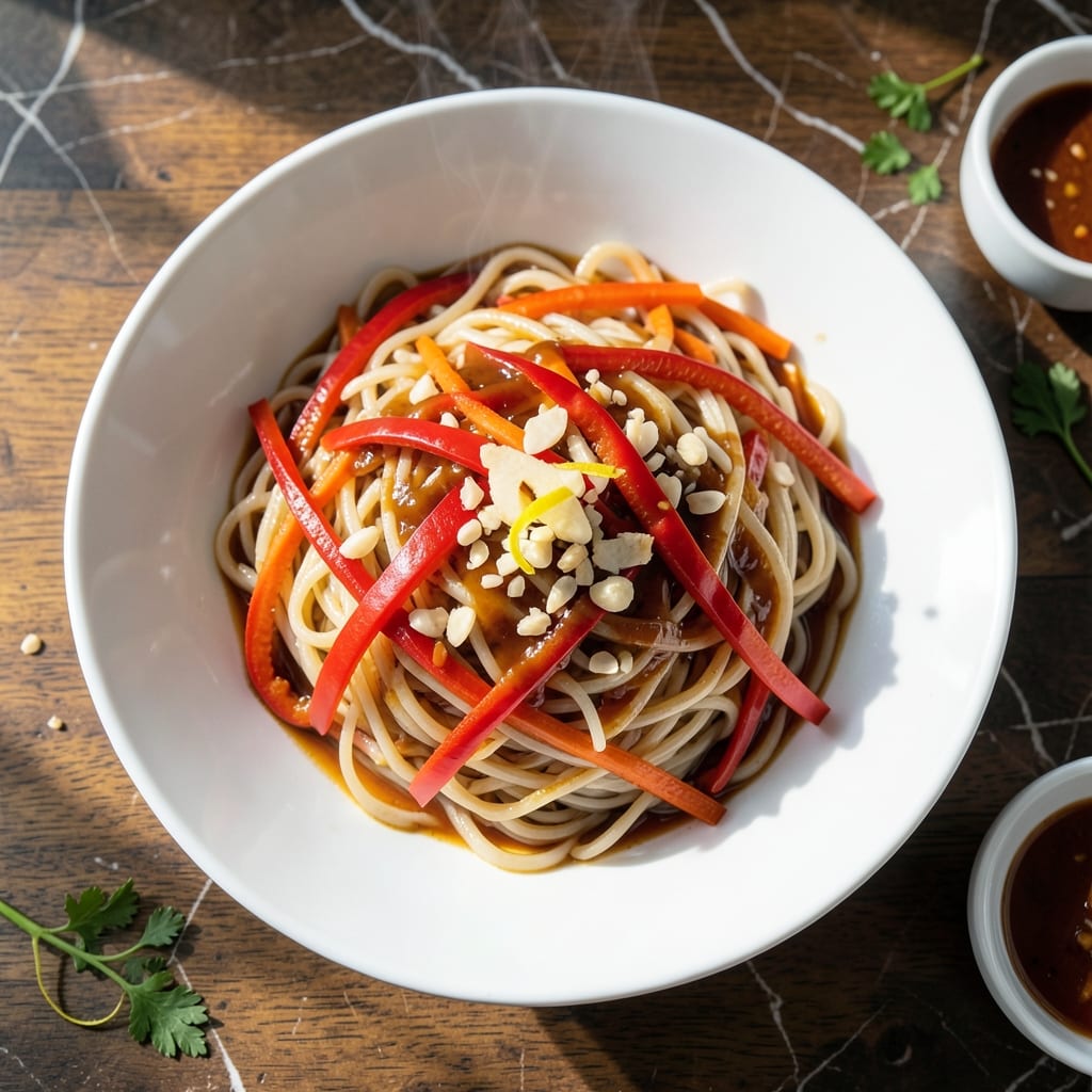 Rice Noodles Recipe Vegetarian: Wok-Tossed Garden Freshness