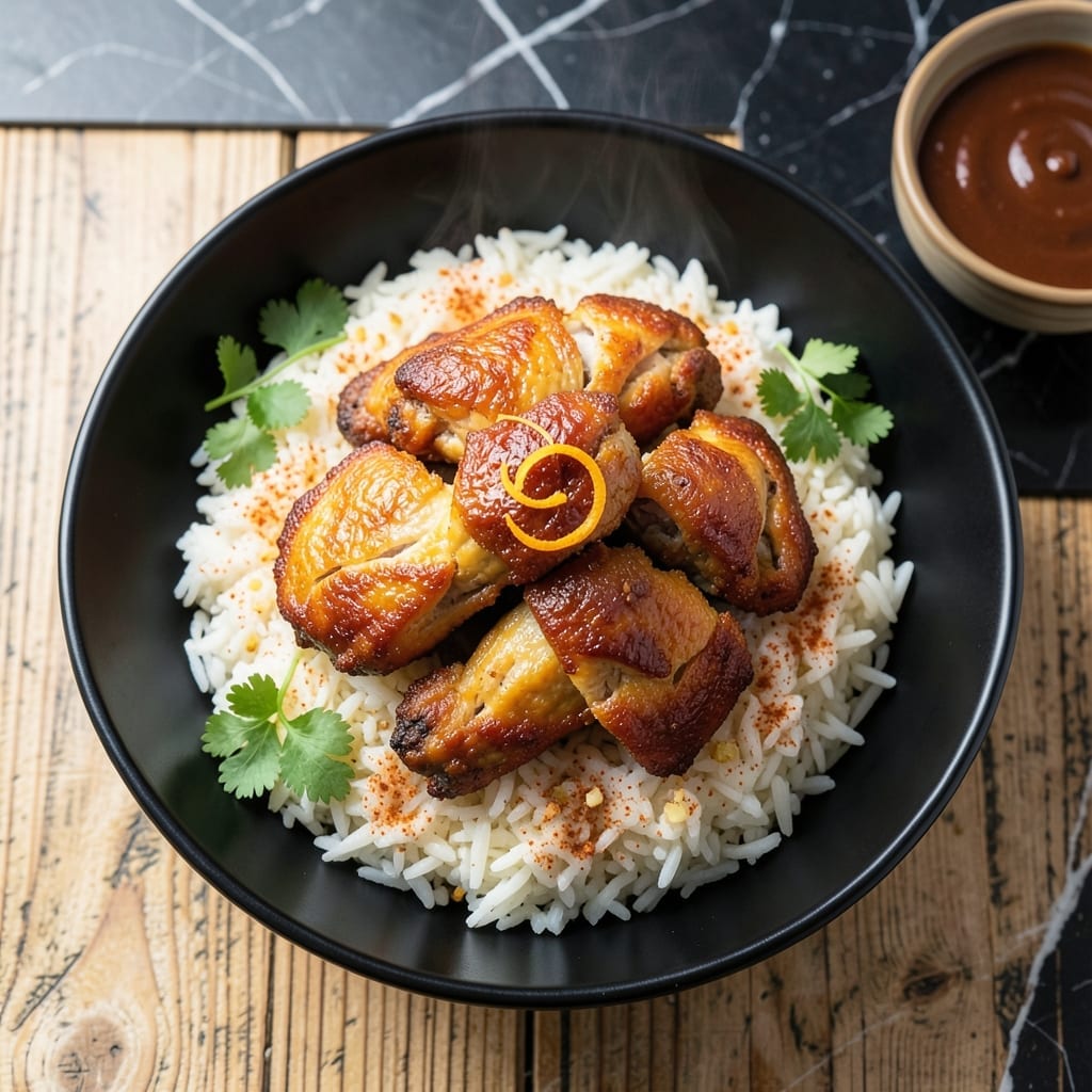 Crispy Chicken Rice Bowl Recipe: Golden Crunch Over Fluffy Grains