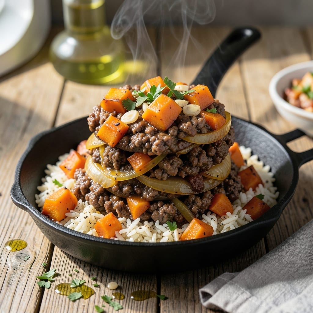 Hamburger Squash and Rice Recipe: Savory Beef Meets Sweet Squash Hamburger Squash and Rice Recipe: Savory Beef Meets Sweet Squash