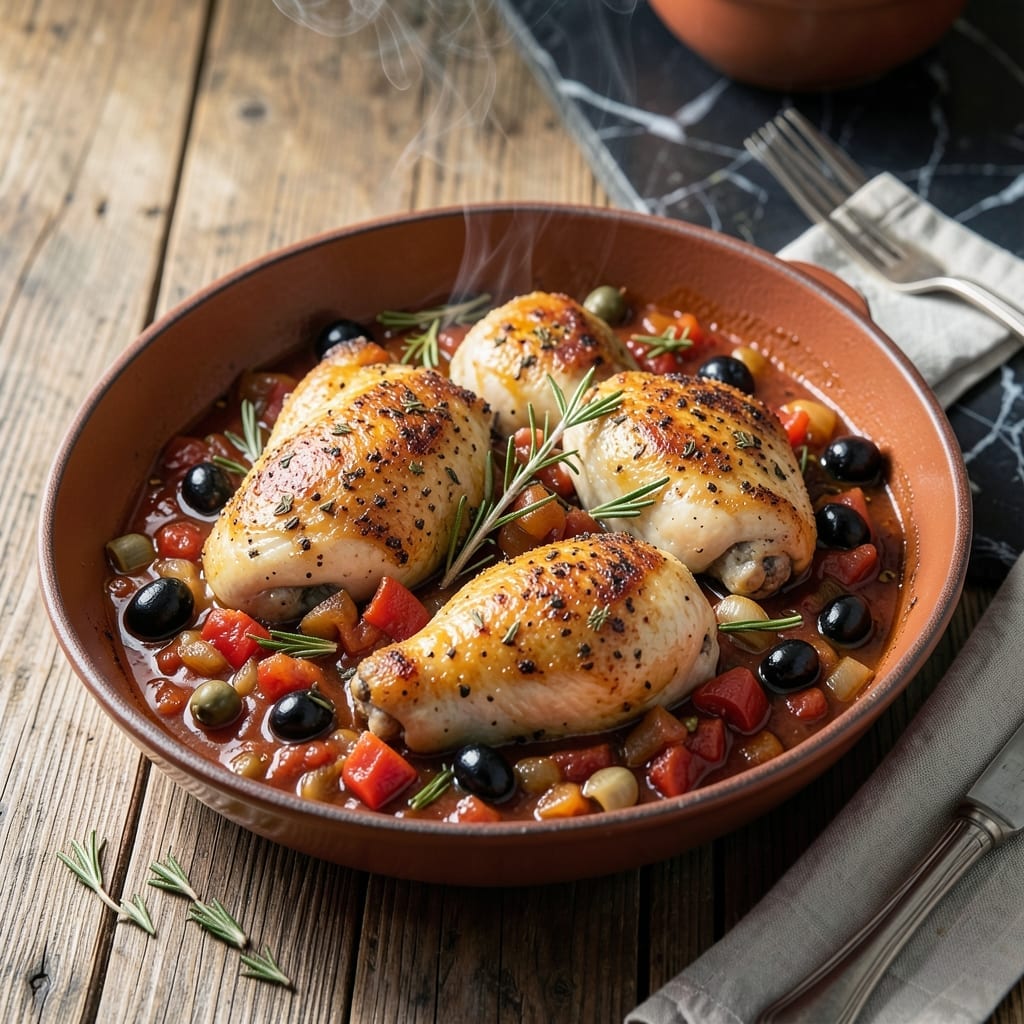 Traditional Chicken Cacciatore Recipe: Rustic Italian Hunter-Style Stew Traditional Chicken Cacciatore Recipe: Rustic Italian Hunter-Style Stew