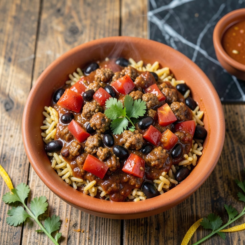 Knorr Spanish Rice 2 Bean Chili Recipe: One-Pot Hearty Warmth