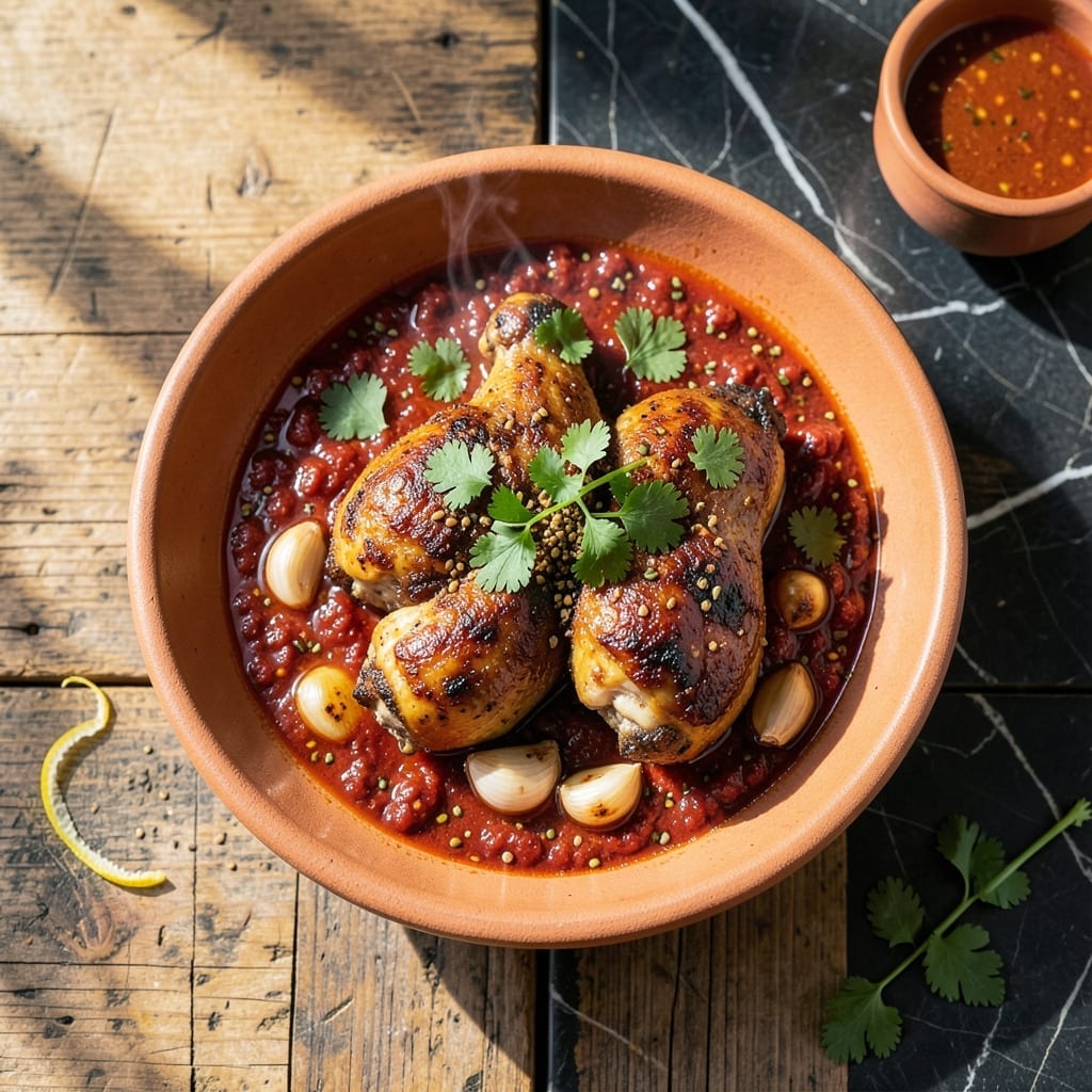 Tunisian Chicken Recipe: North African Spice Rub With Harissa Heat