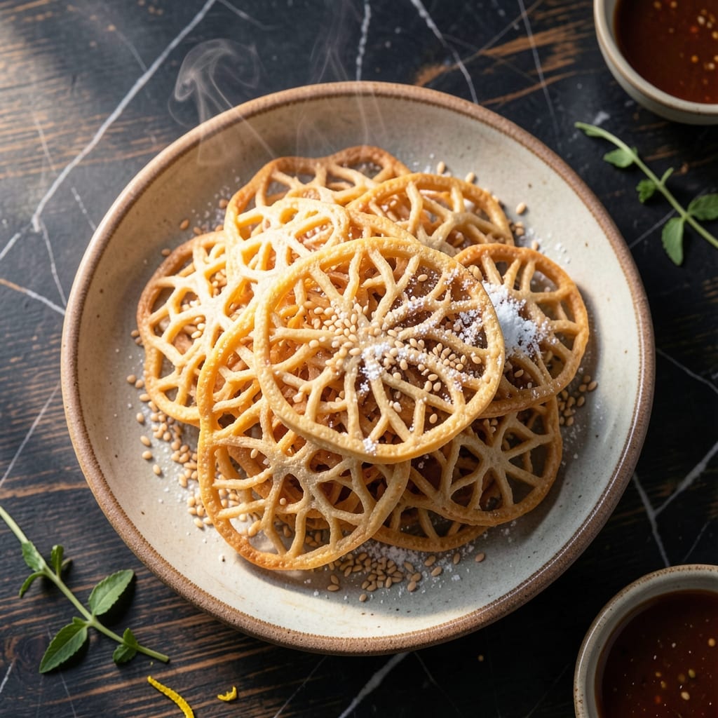 Chinese Puffed Rice Cake Recipe: Crispy and Light Street Food Delight