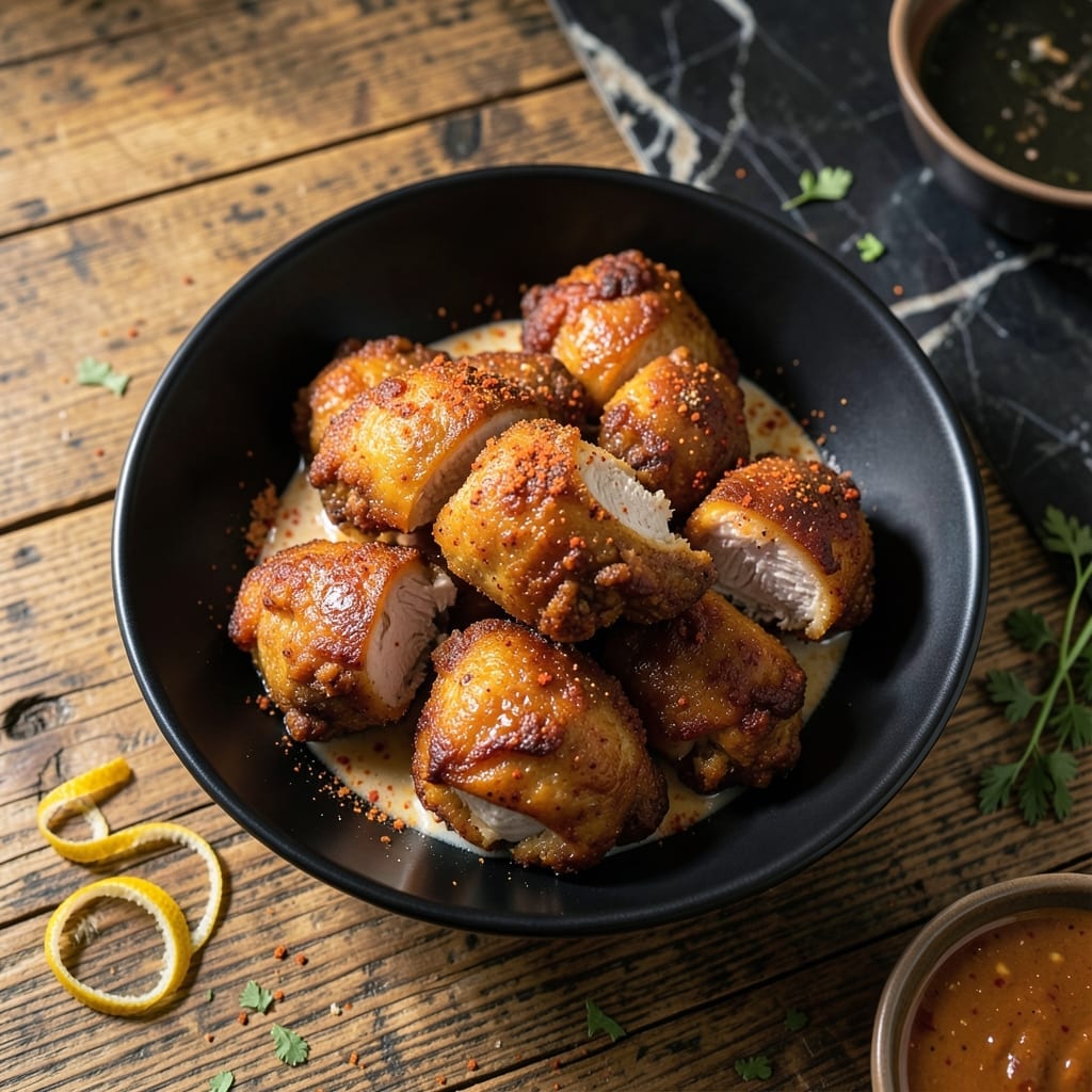 Deviled Fried Chicken Recipe: Spicy Crunch With Creamy Centers Deviled Fried Chicken Recipe: Spicy Crunch With Creamy Centers