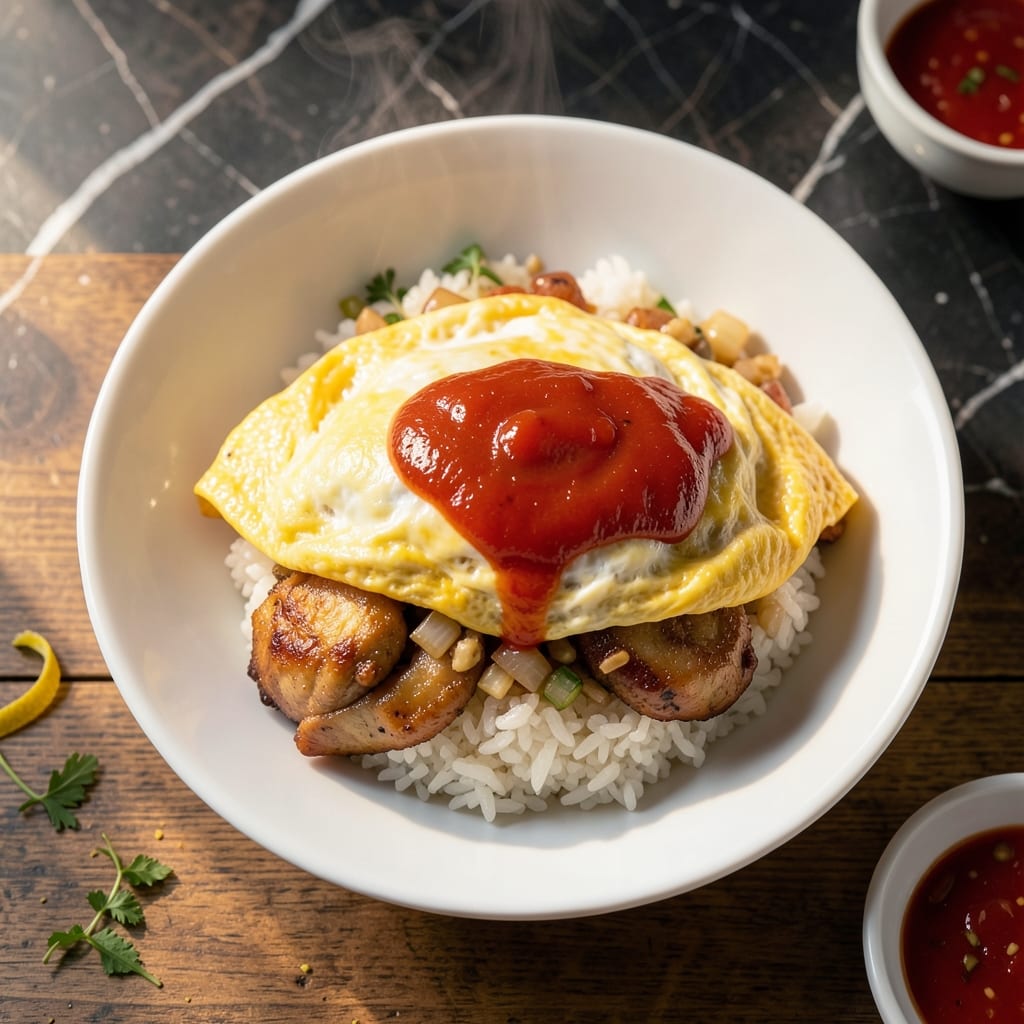 Japanese Omurice Egg Recipe: Fluffy Pillows With Hidden Tomato Rice