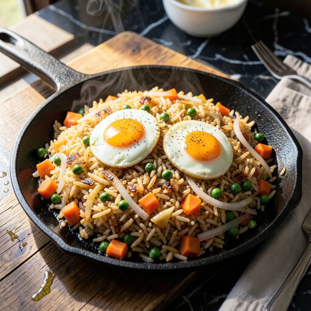Griddle Hibachi Fried Rice Recipe: Smoky Wok-Free Flavor Explosion Griddle Hibachi Fried Rice Recipe: Smoky Wok-Free Flavor Explosion