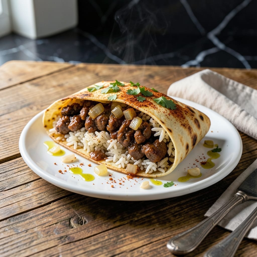 Beef and Rice Burrito Recipe: Cheesy Tex-Mex Wrapped Perfection