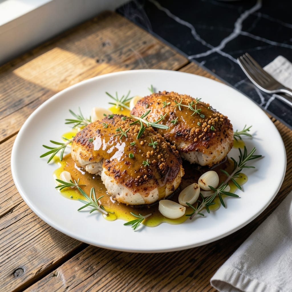 Paleo Chicken Recipe: Primal Flavors With Herbed Crust Paleo Chicken Recipe: Primal Flavors With Herbed Crust
