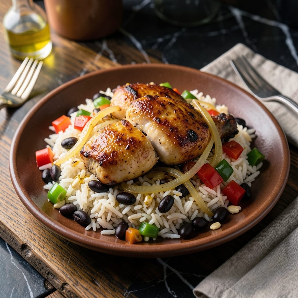 Costa Rican Chicken Rice and Beans Recipe: Pura Vida in Every Bite