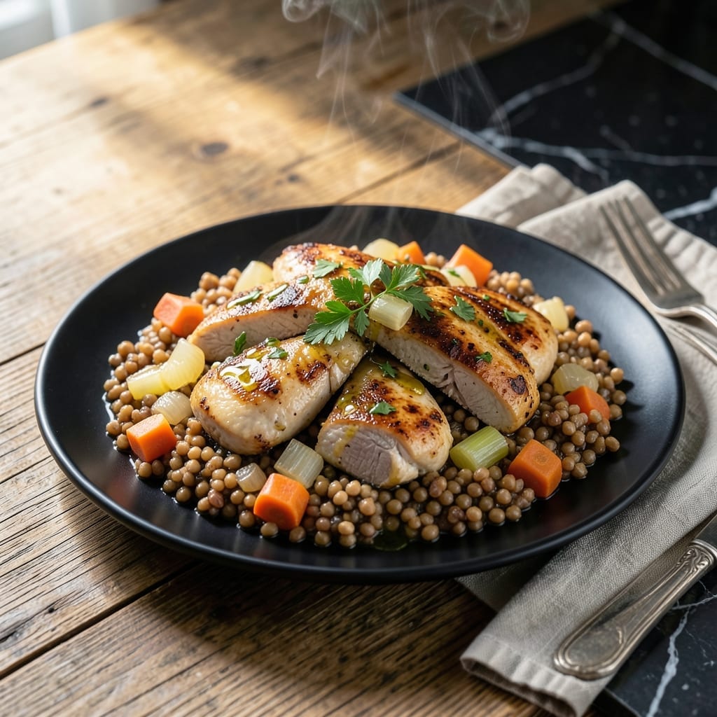 Chicken Kasha Recipe: Buckwheat Groats with Savory Herbs Chicken Kasha Recipe: Buckwheat Groats with Savory Herbs