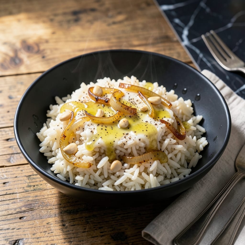 Hot Buttered Rice Recipe: Rich and Creamy Stovetop Comfort