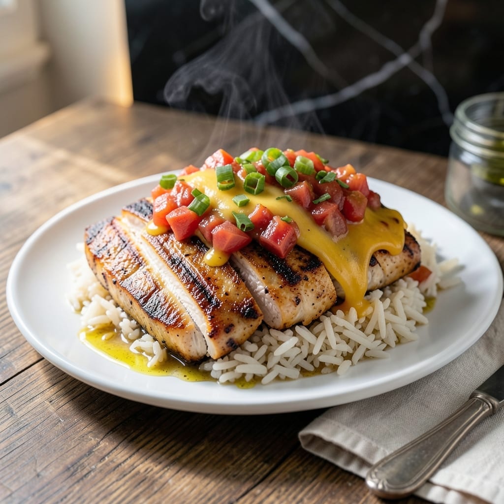 Chicken Rice Salsa Cheese Recipe: One-Pan Tex-Mex Feast