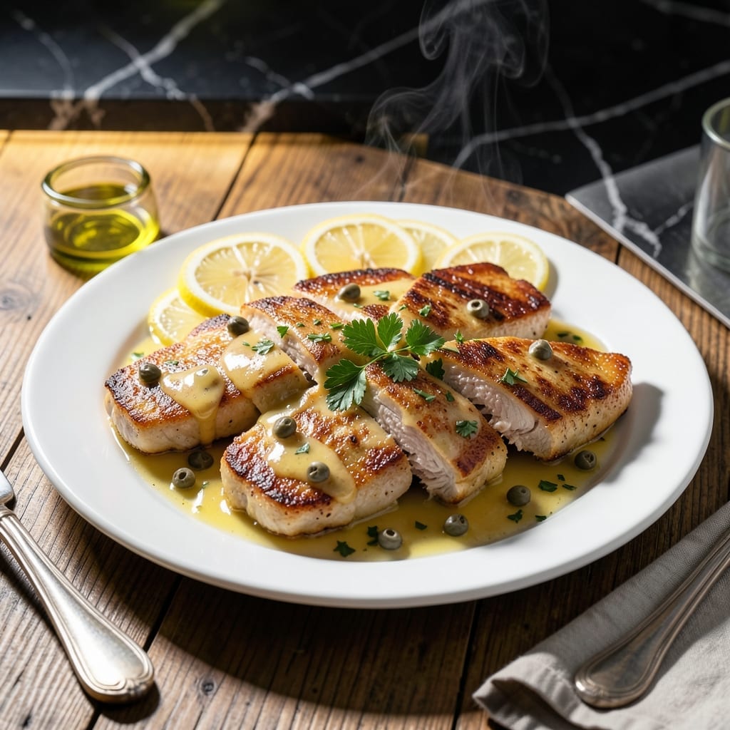 Chicken Piccata Recipe: Zesty Lemon-Caper Sauce Over Tender Cutlets Chicken Piccata Recipe: Zesty Lemon-Caper Sauce Over Tender Cutlets