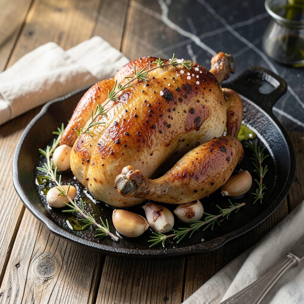 Zuni Chicken Recipe: Roast Chicken With Crispy Skin and Herb Bread Salad