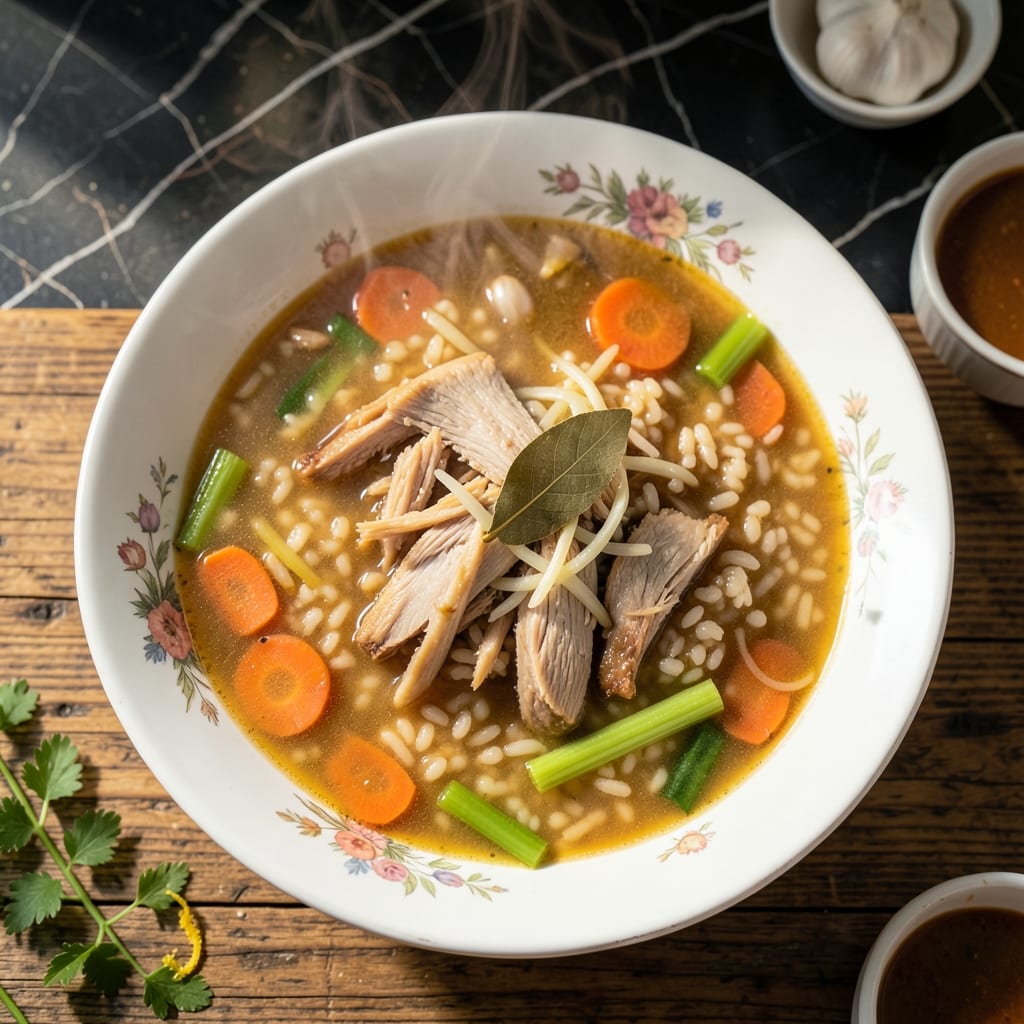 Old Fashioned Turkey Rice Soup Recipe: Grandma's Nostalgic Broth