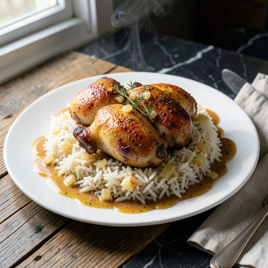 Million Dollar Chicken and Rice Recipe: Luxe Cream Sauce Meets Tender Bites