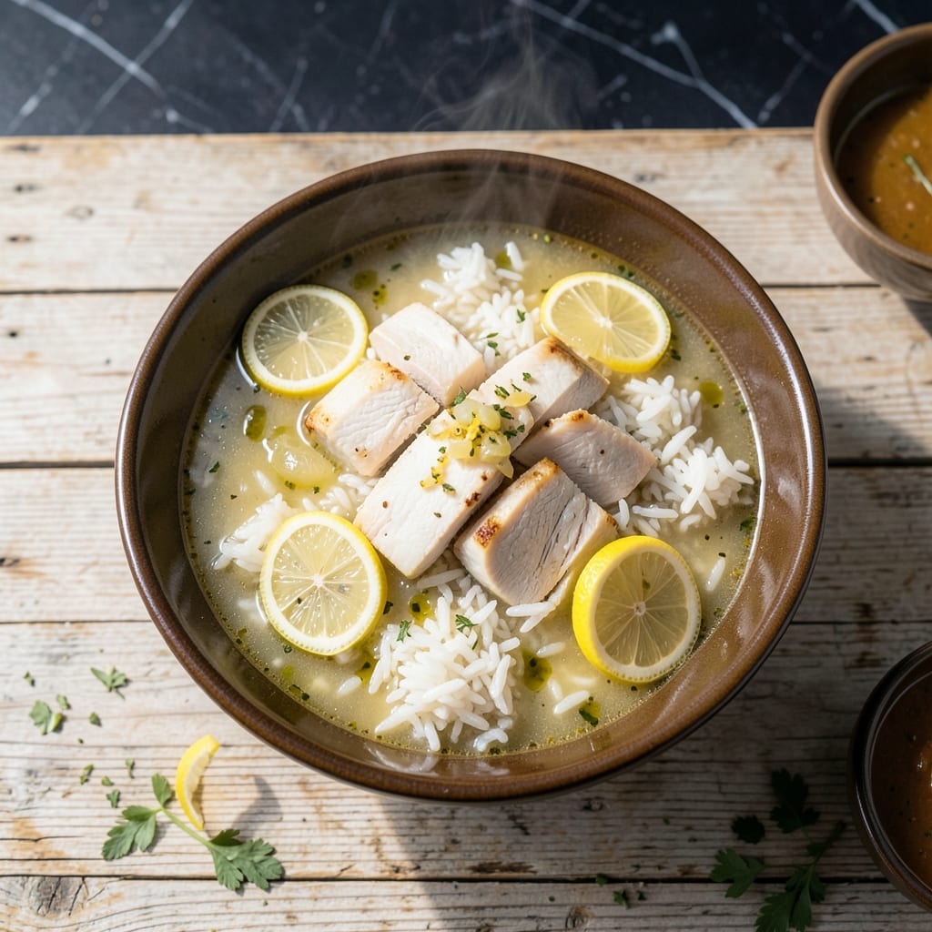Leo's Chicken Lemon Rice Soup Recipe: Bright Citrus Broth with Tender Bites