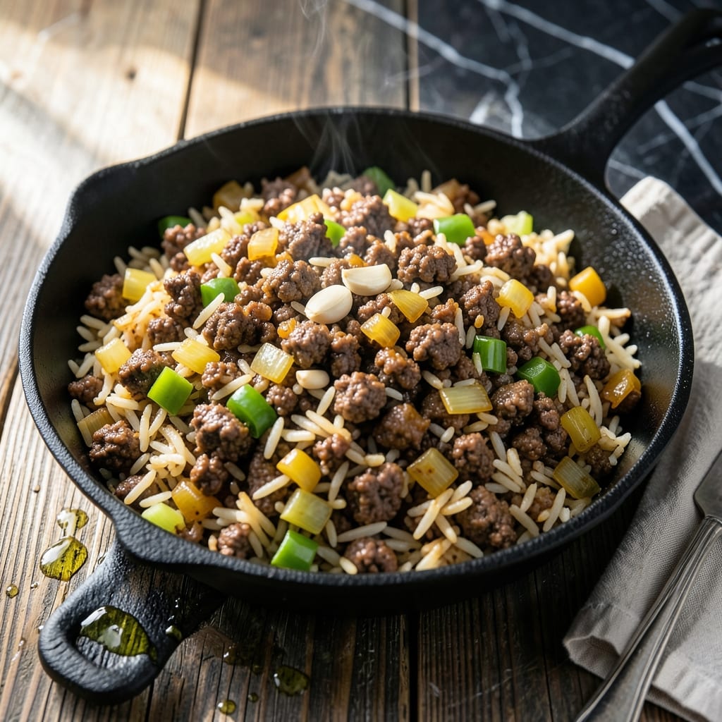 Dirty Rice Recipe Ground Beef: Cajun-Spiced Skillet Classic Dirty Rice Recipe Ground Beef: Cajun-Spiced Skillet Classic