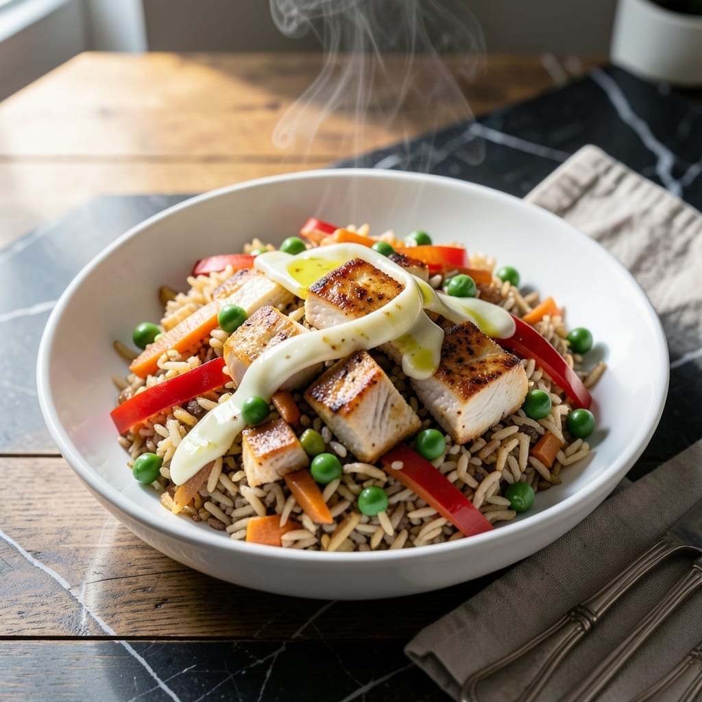 Low Calorie Chicken Fried Rice Recipe: Light and Flavorful Wok Toss