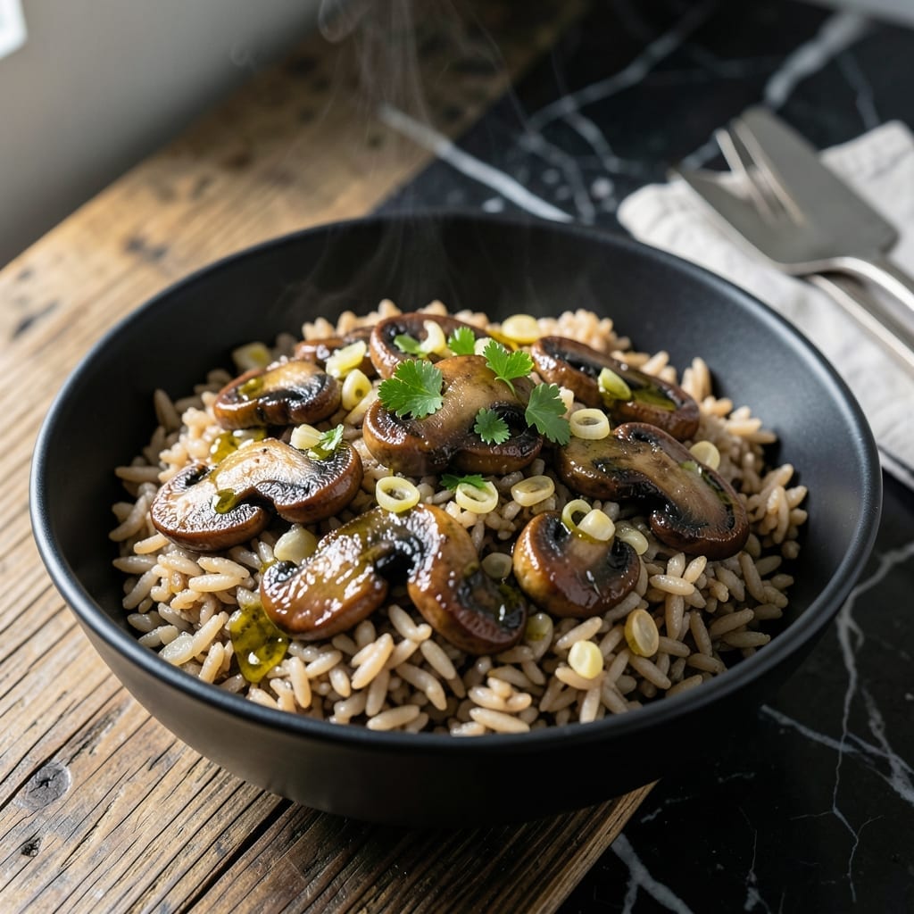 Healthy Mushroom Rice Recipe: Nutrient-Packed Umami in One Pot