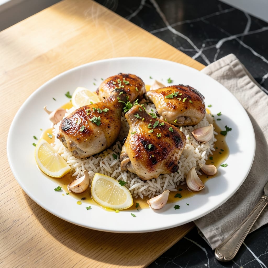 Lemon Chicken and Rice Recipe: Zesty One-Pan Weeknight Dinner