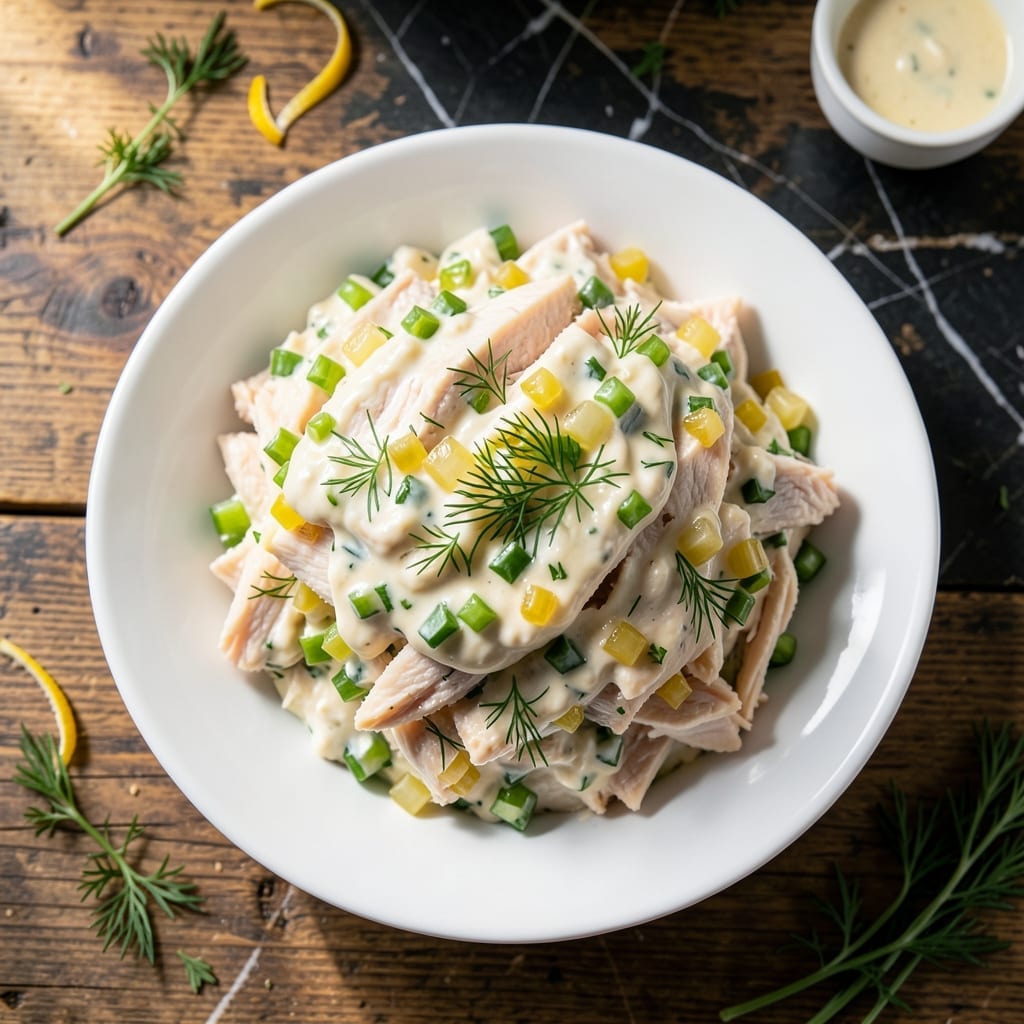 NY Deli Chicken Salad Recipe: Classic Creamy Crunch with Celery and Dill
