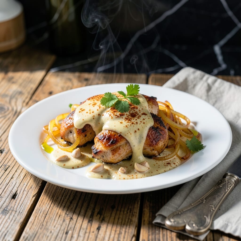 Chicken Continental Recipe: Creamy Curry-Spiced Delight