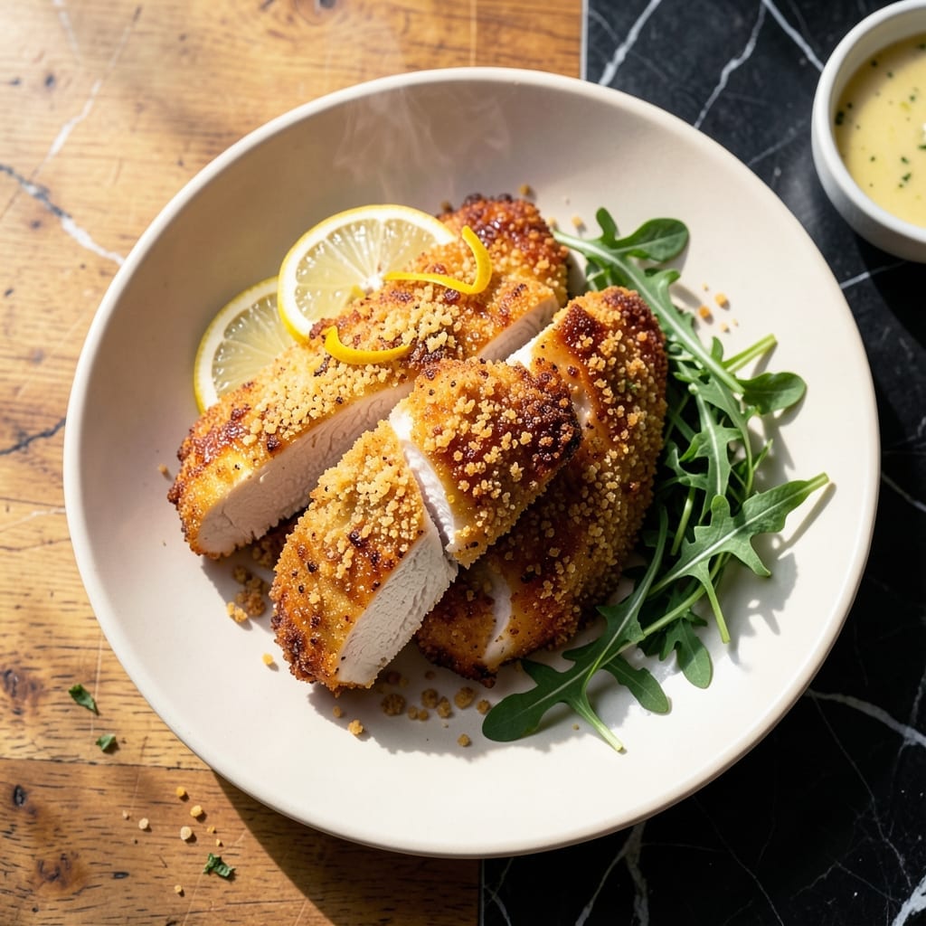 Authentic Chicken Milanese Recipe: Crispy Breaded Cutlets With Lemon Zest Authentic Chicken Milanese Recipe: Crispy Breaded Cutlets With Lemon Zest