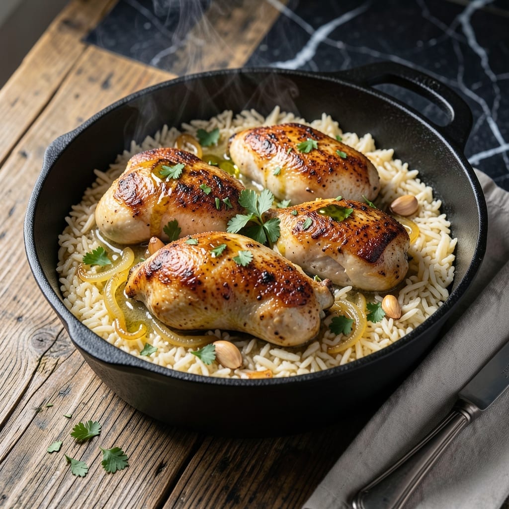 Chicken and Rice One Pot Oven Recipe: Hands-Free Weeknight Feast