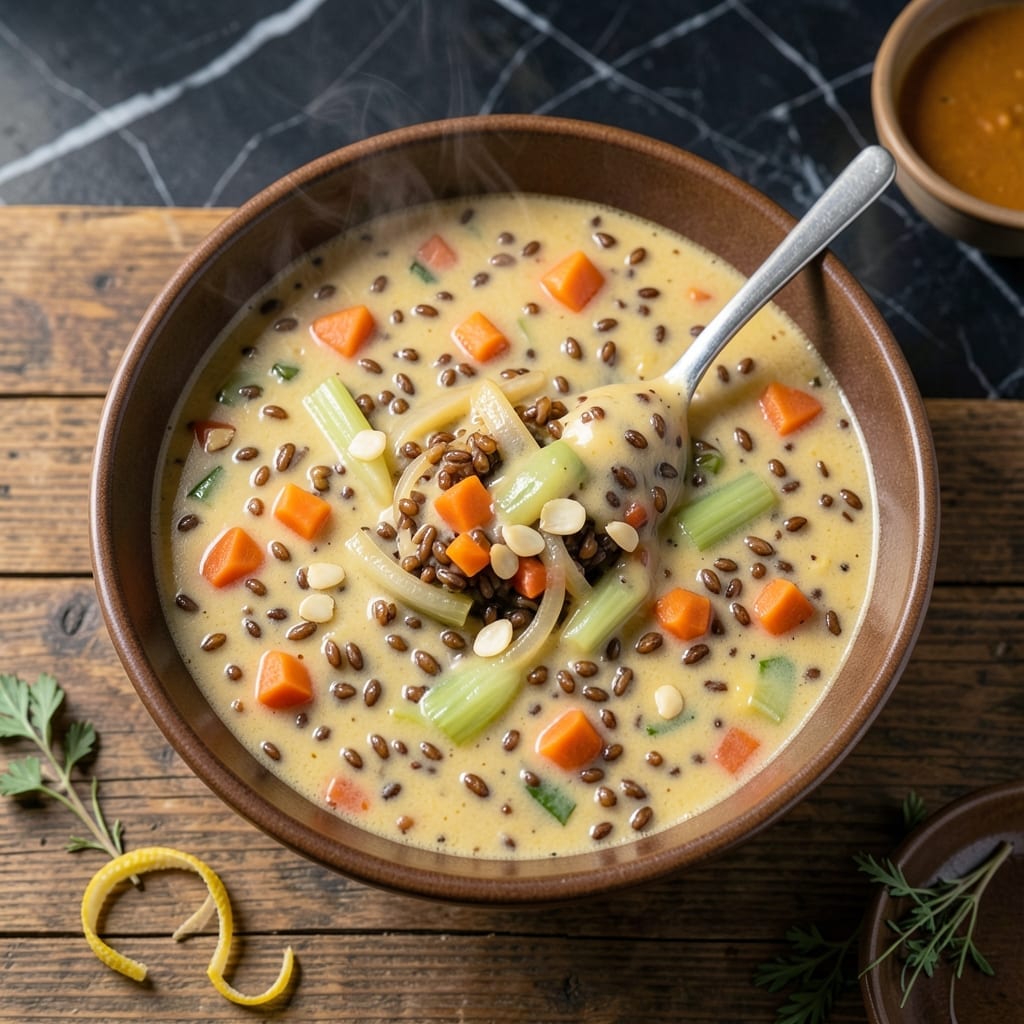Cheesy Wild Rice Soup Recipe: Velvety Broth with Rustic Grains Cheesy Wild Rice Soup Recipe: Velvety Broth with Rustic Grains