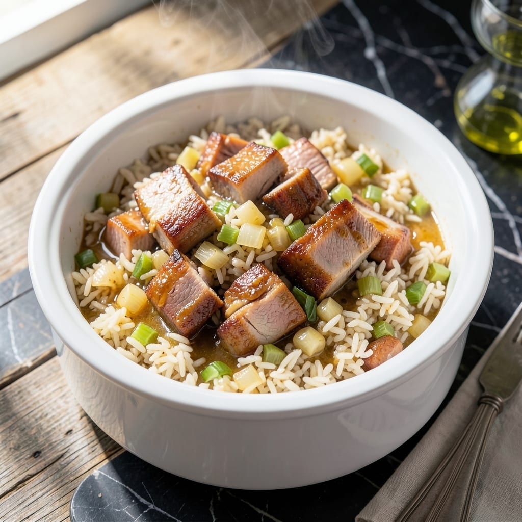 Ham And Rice Crockpot Recipe: Slow-Cooked Savory Simplicity Ham And Rice Crockpot Recipe: Slow-Cooked Savory Simplicity