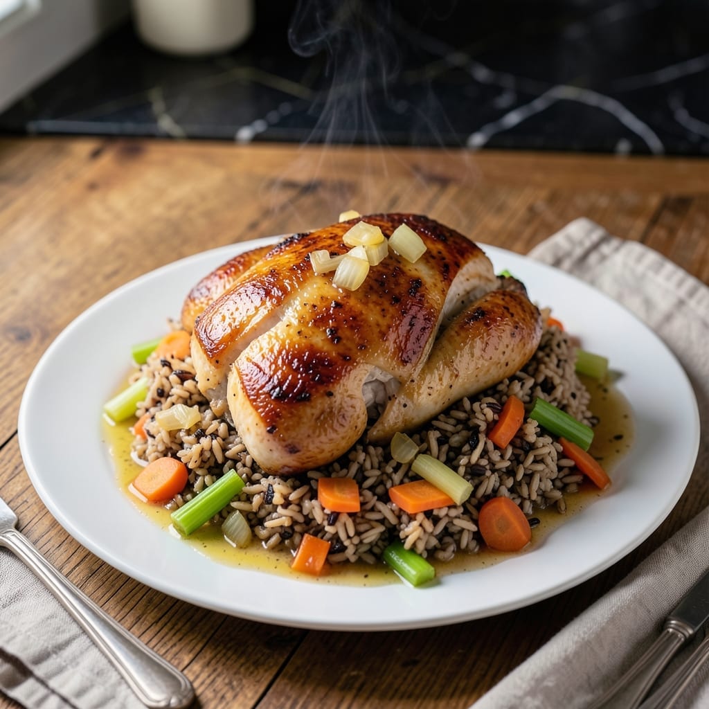 Chicken and Wild Rice Pressure Cooker Recipe: Hands-Off Savory Perfection