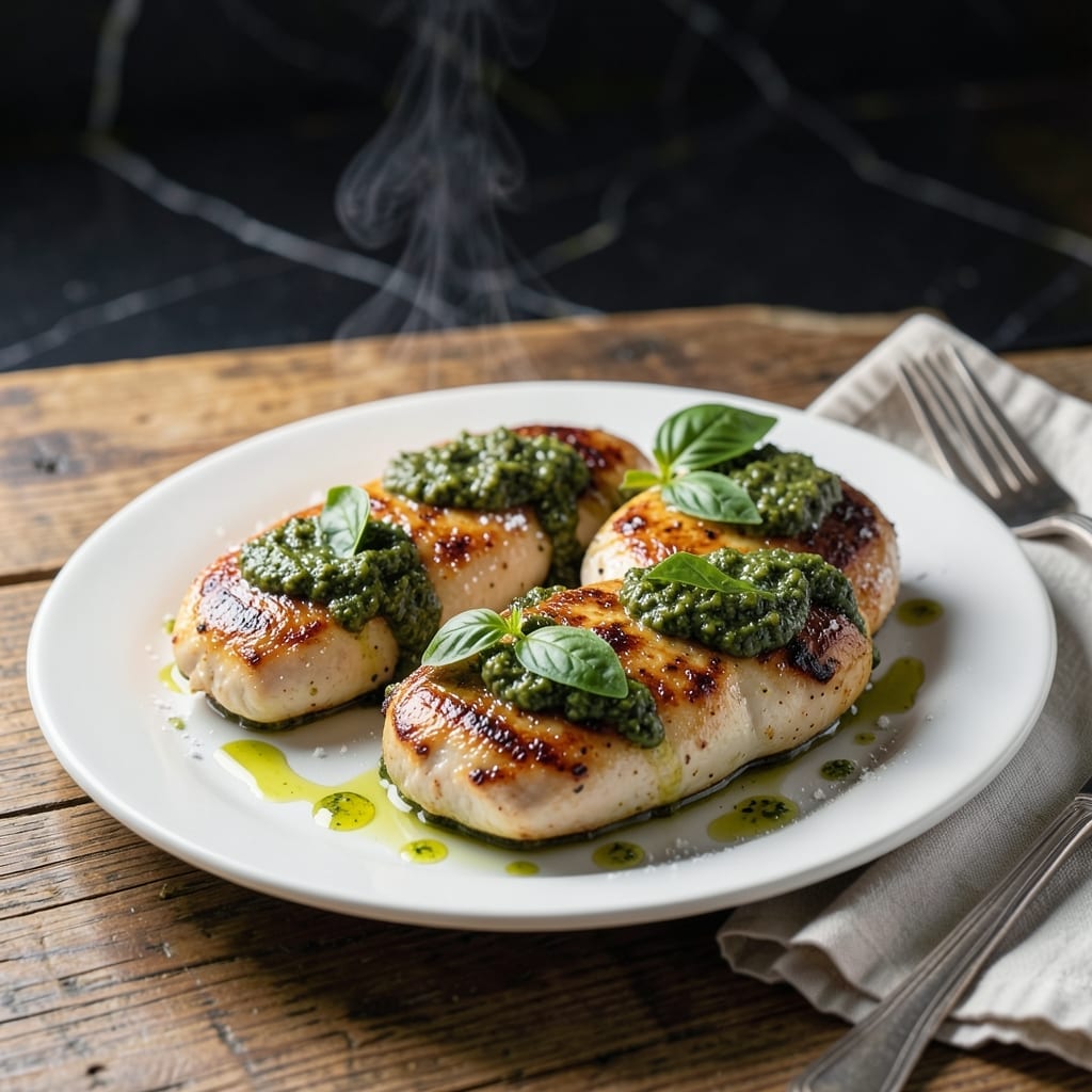 Pesto Chicken Oven Recipe: Herb-Crusted Perfection in 30 Minutes