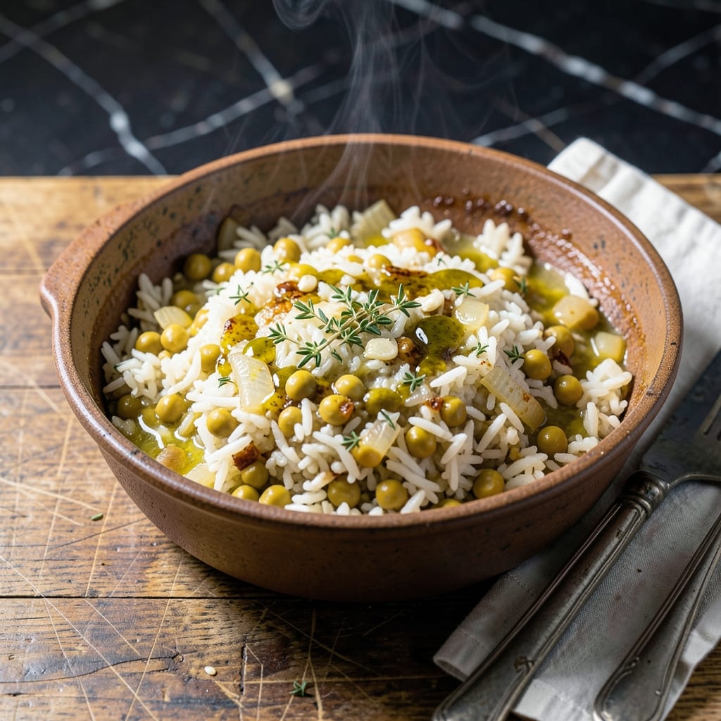 Guyanese Split Peas Cook Up Rice Recipe: Caribbean Flavor in Every Bite