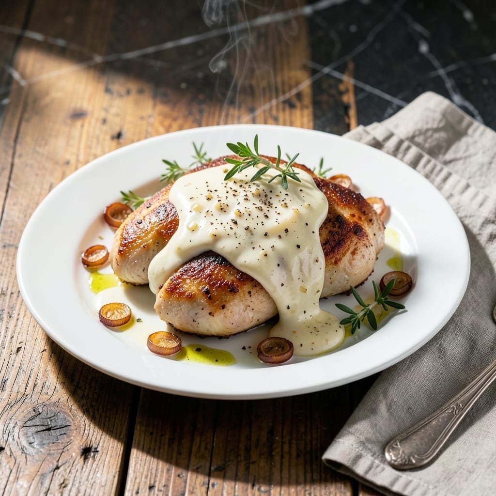 Chicken With Whipped Cream Recipe: Rich and Velvety French-Style Dinner Chicken With Whipped Cream Recipe: Rich and Velvety French-Style Dinner