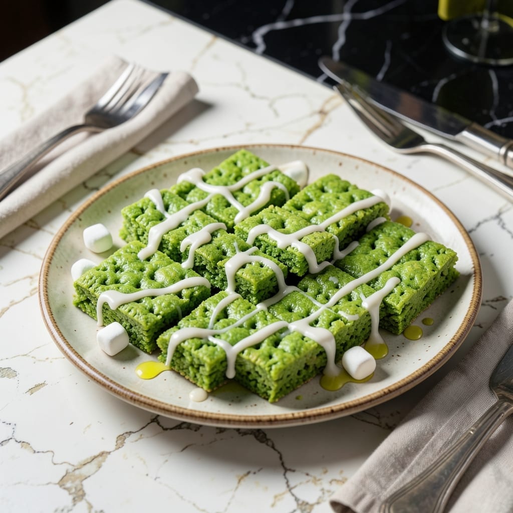 Grinch Rice Krispie Treats Recipe: Festive Green Holiday Magic