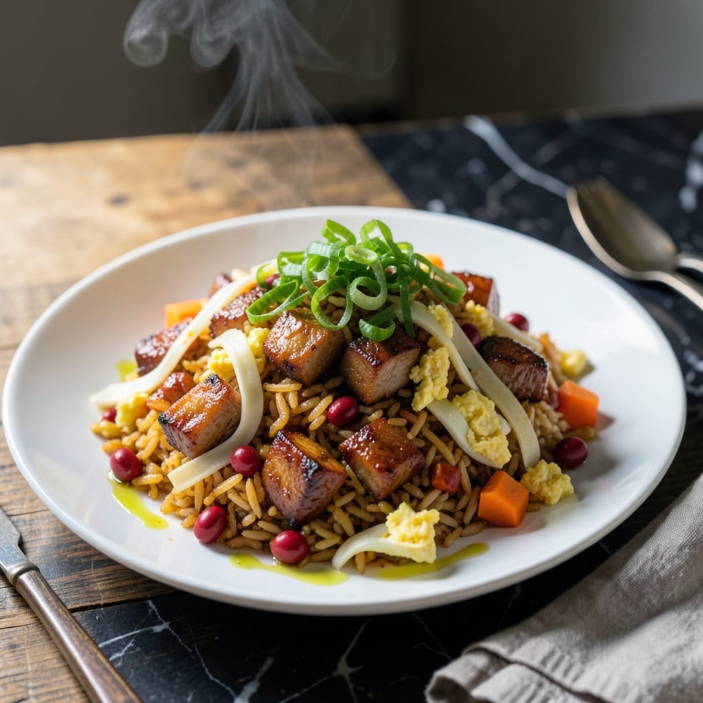 BBQ Pork Fried Rice Recipe Chinese: Smoky Wok-Charred Goodness