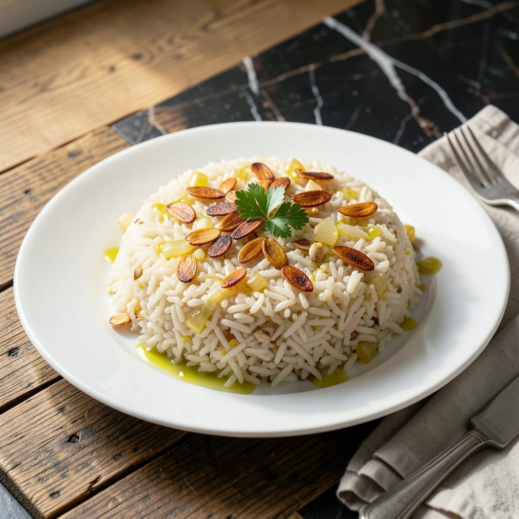 Geoffrey Zakarian's Rice Pilaf Recipe: Toasted Nuts and Aromatic Spices