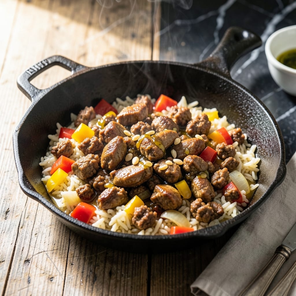Ground Turkey and Rice Skillet Recipe: Savory One-Pan Weeknight Dinner