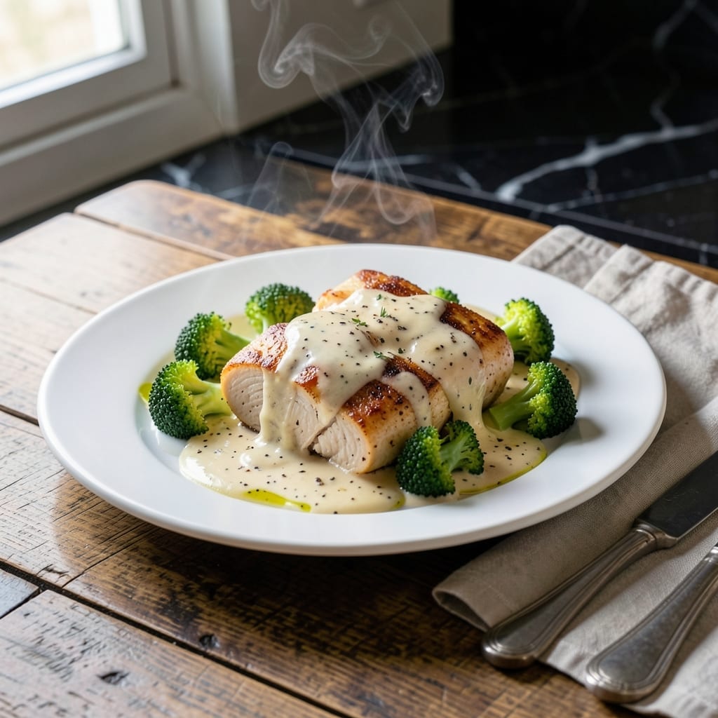 Creamy Chicken and Broccoli Recipe: Velvety Sauce With Crisp-Tender Veggies