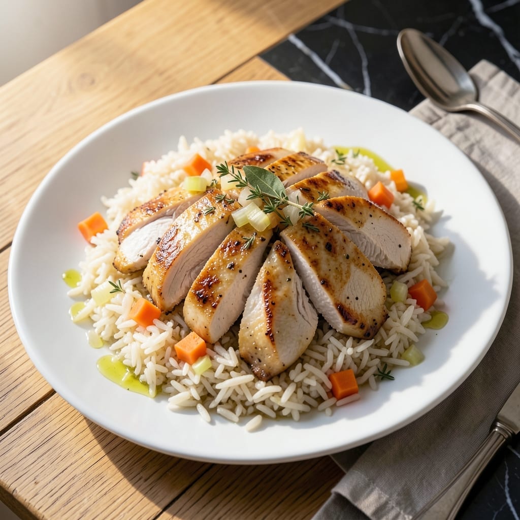 Chicken and Rice Low Fat Recipe: Flavor-Packed Light Meal